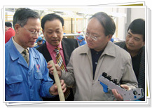 中國紡織工業(yè)協(xié)會(huì)副會(huì)長(zhǎng)高勇視察我司